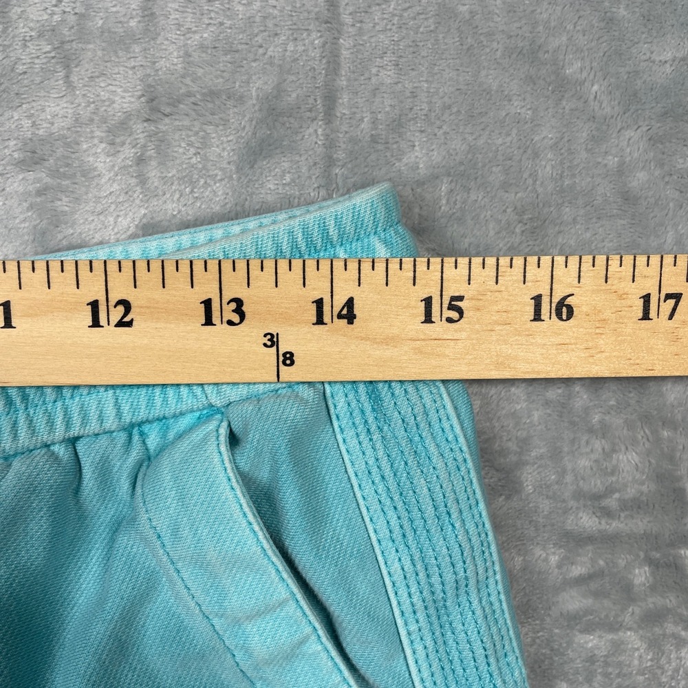 Athleta Light Teal Athletic Drawstring Shorts - Picture 7 of 8